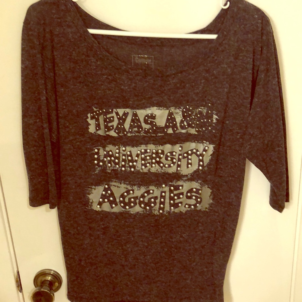 Texas A&M 3/4 sleeve shirt